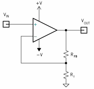 Non-inverting op amp 